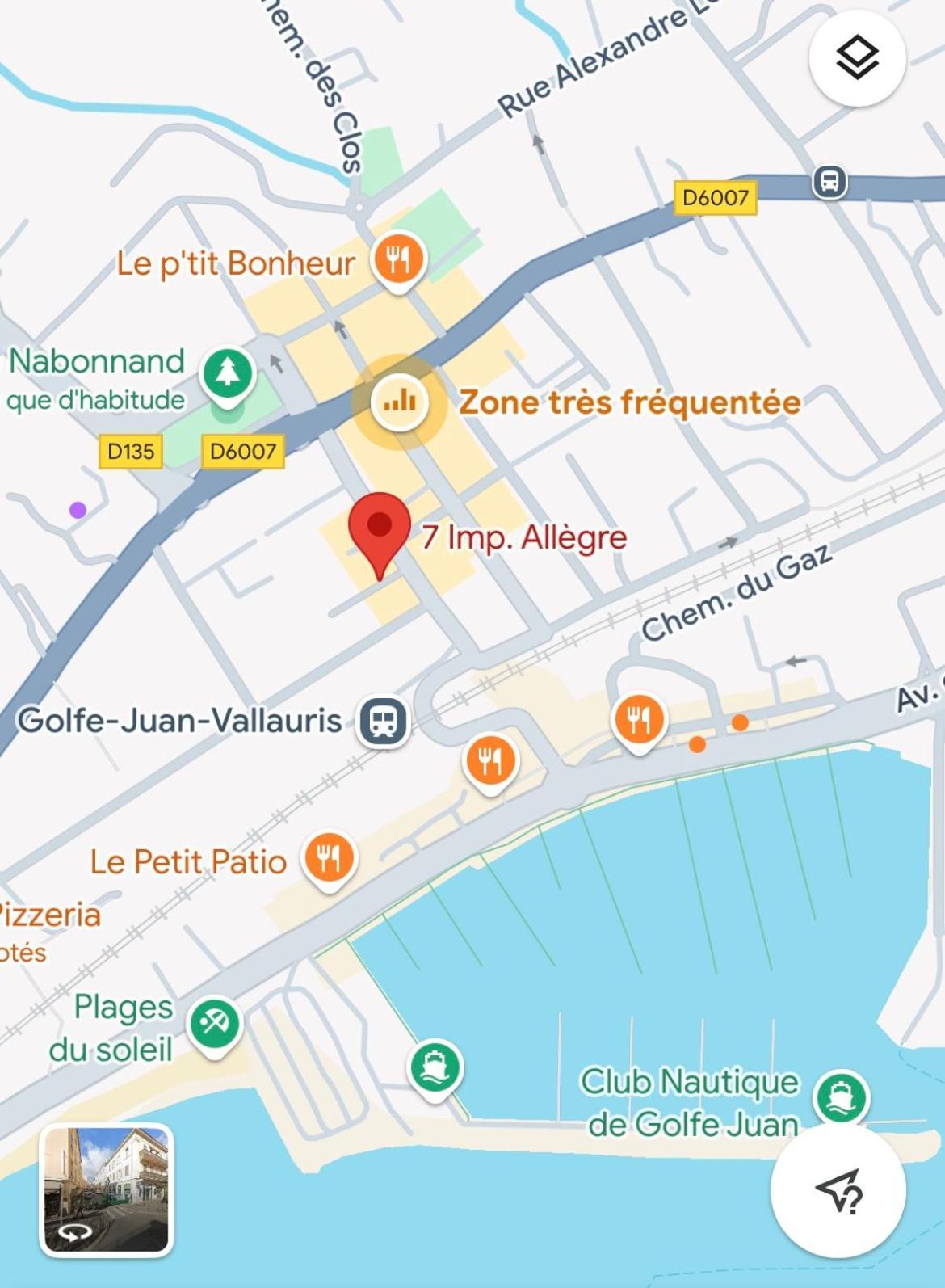 Magnifique studio Hypercentre Trains Plages au cœur de Golfe-Juan Extérieur photo